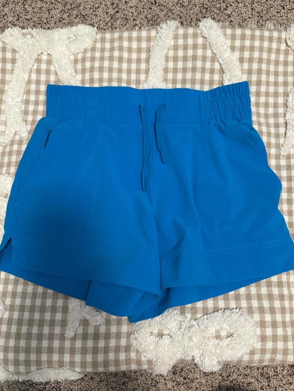 all in motion Bright Blue Women's Athletic Shorts with Drawstring